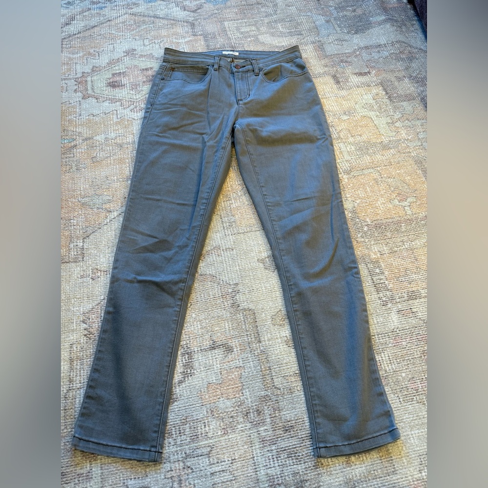 Eileen Fisher Gray Straight-Leg Jeans Size 10P